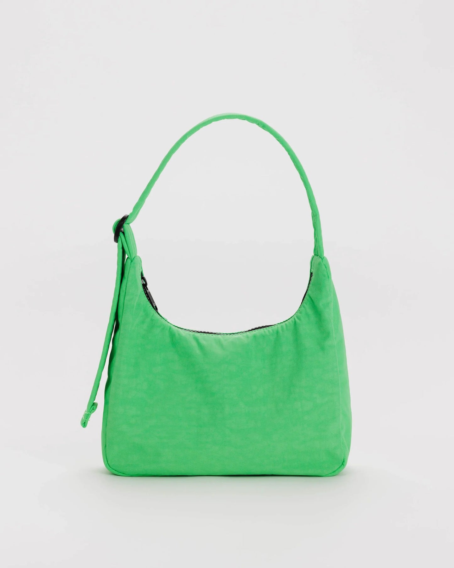 BAGGU Mini Nylon Shoulder Bag in Aloe Green