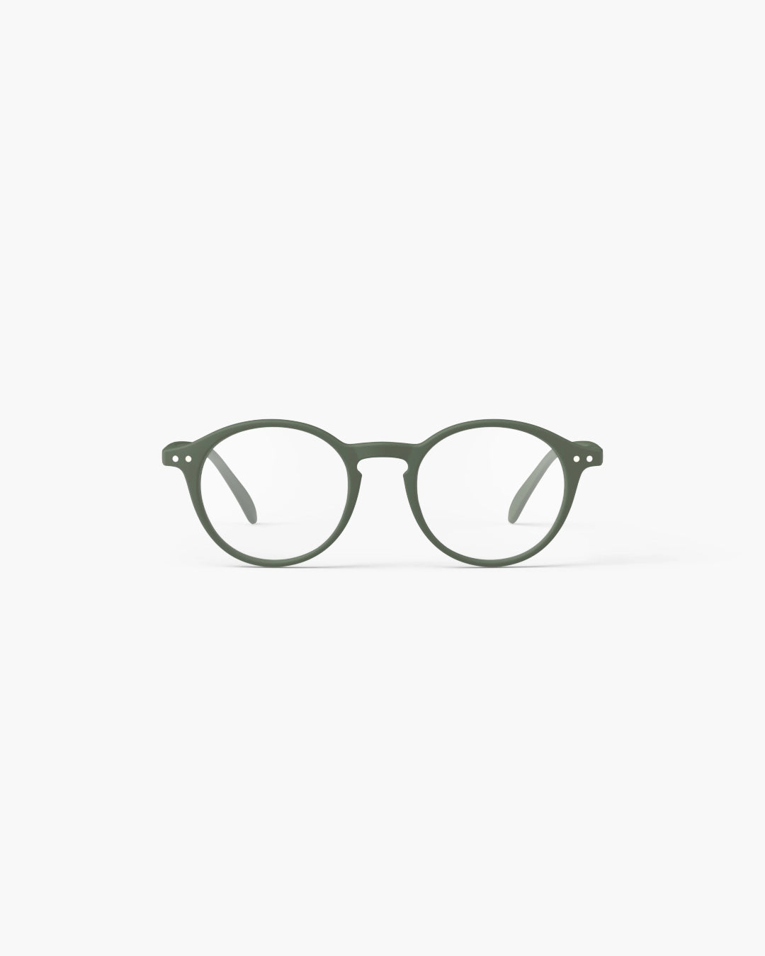 IZIPIZI reading glasses in #D design in Khaki Green colour 