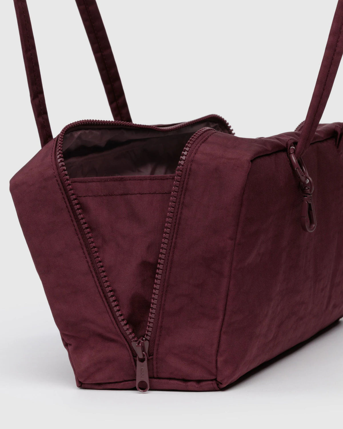 BAGGU Medium Nylon Bowler Bag - Mahogany