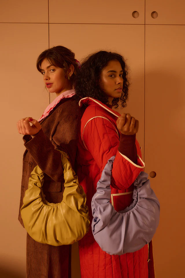 The Sticky Sis Croissant Hand Bag il Sole - Periwinkle Lilac