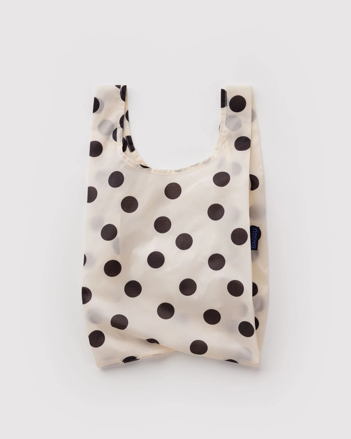 BAGGU Baby Baggu Reusable Bag - Cream and Black Polka Dot