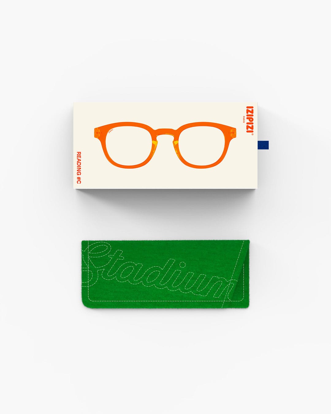 IZIPIZI Reading Glasses #C - Orange Smash