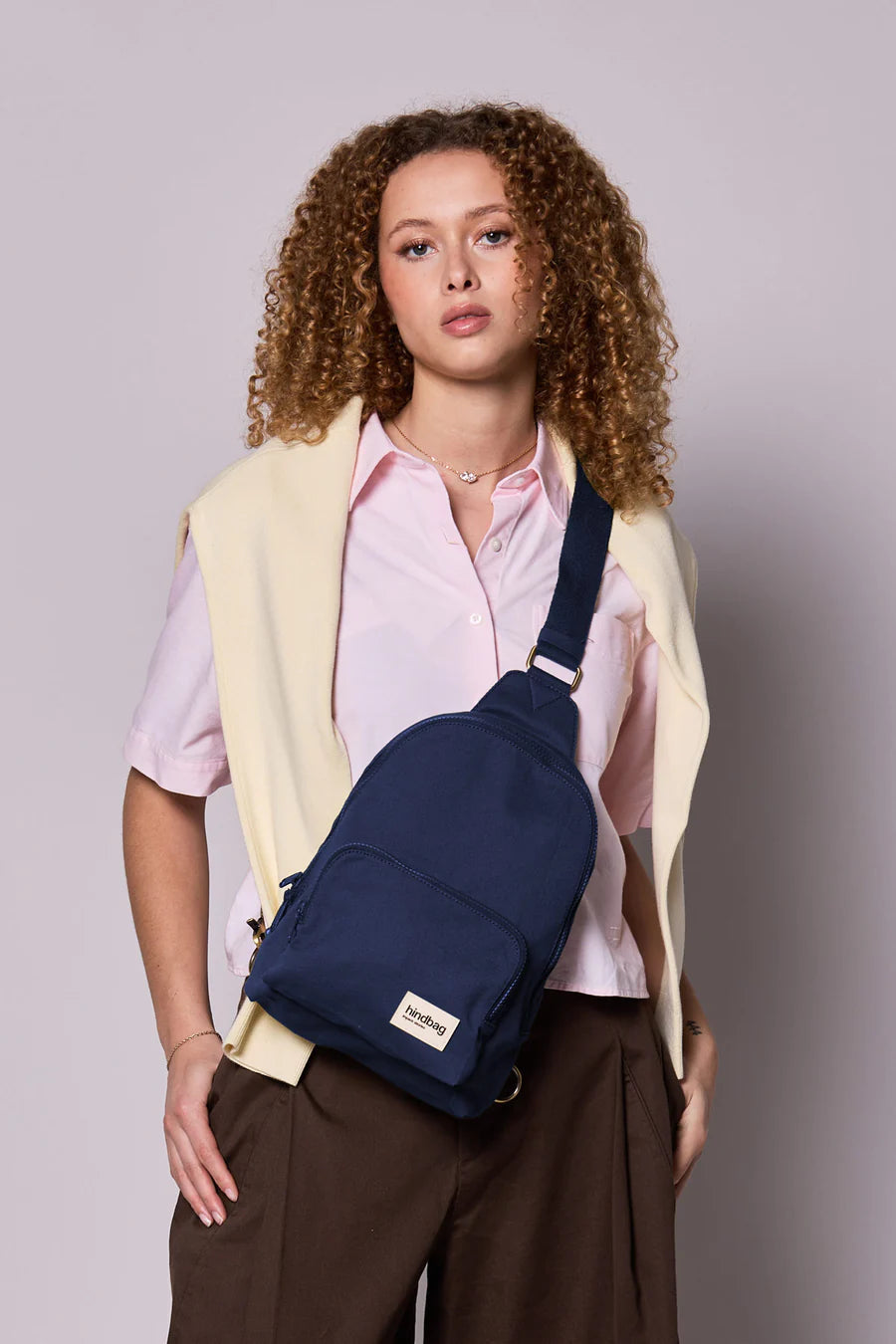 Hindbag Felix Sling Bag - Navy