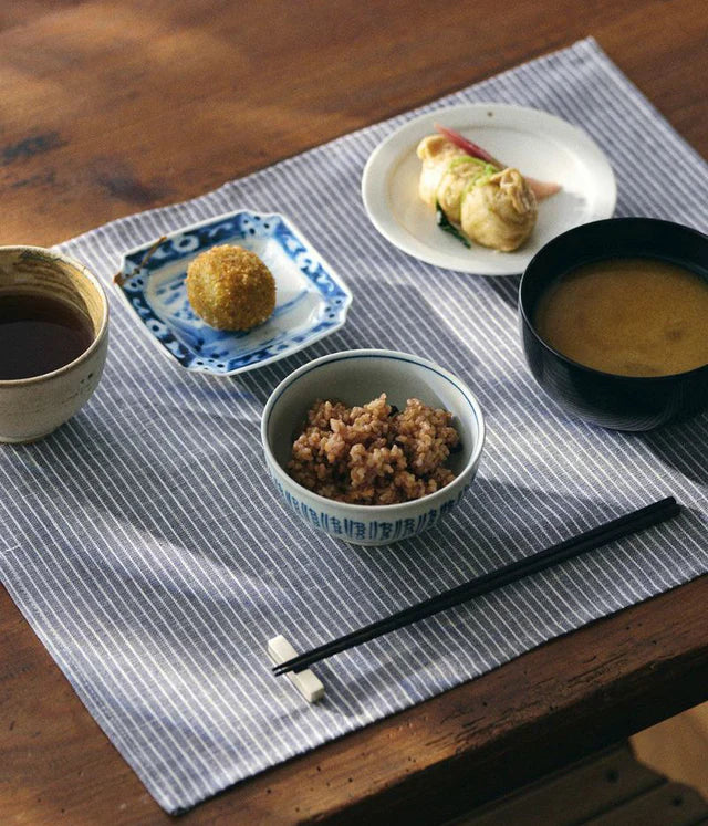 Fog Linen Silver Brass Cutlery / Chopstick Rest - Square
