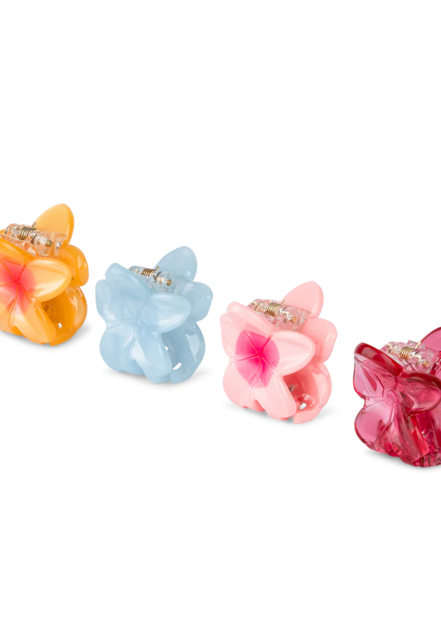 sui ava 4 - pack of flower bouquet mini hair clips