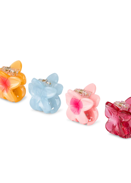 sui ava 4 - pack of flower bouquet mini hair clips