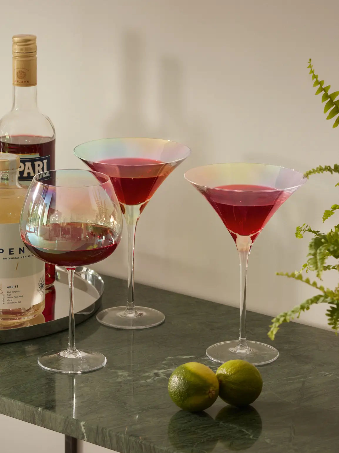 LSA Pearl Cocktail Glass 300ml Set of 2 - Mother of Pearl