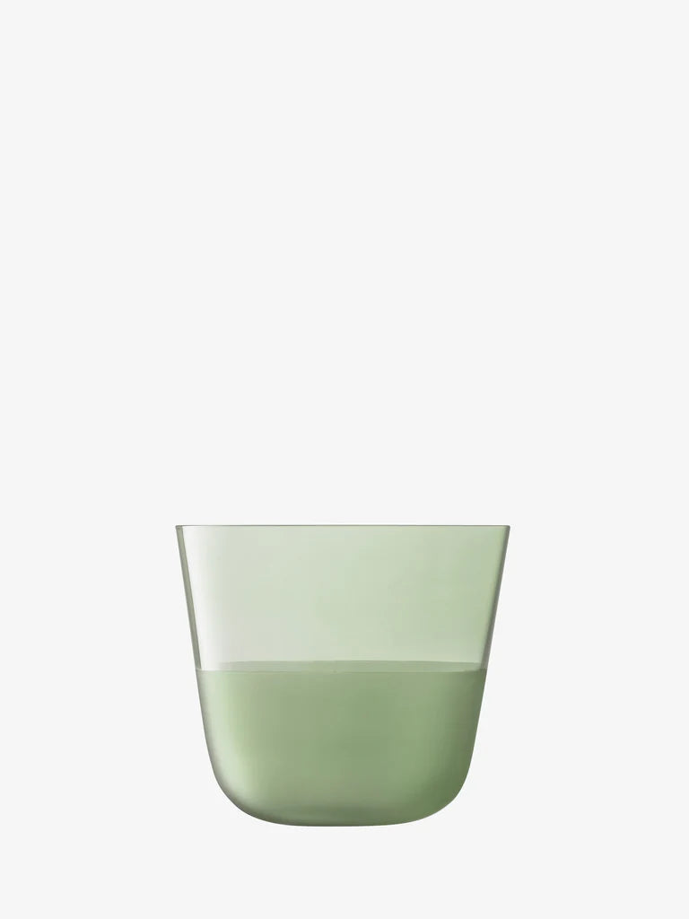 LSA Arc Contrast Tumbler 260ml Set of 2 - Moss