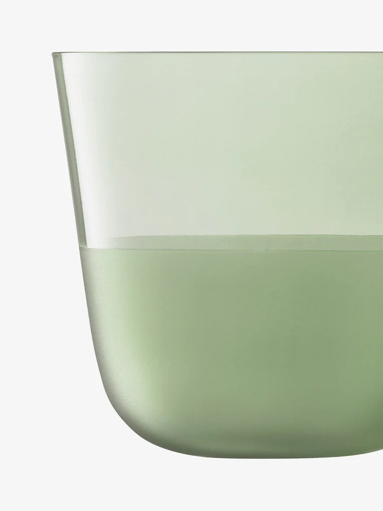 LSA Arc Contrast Tumbler 260ml Set of 2 - Moss