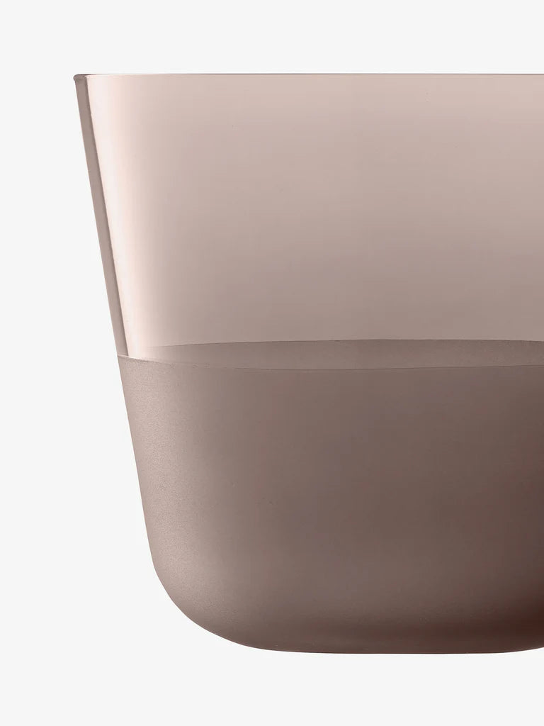 LSA Arc Contrast Tumbler 260ml Set of 2 - Earth