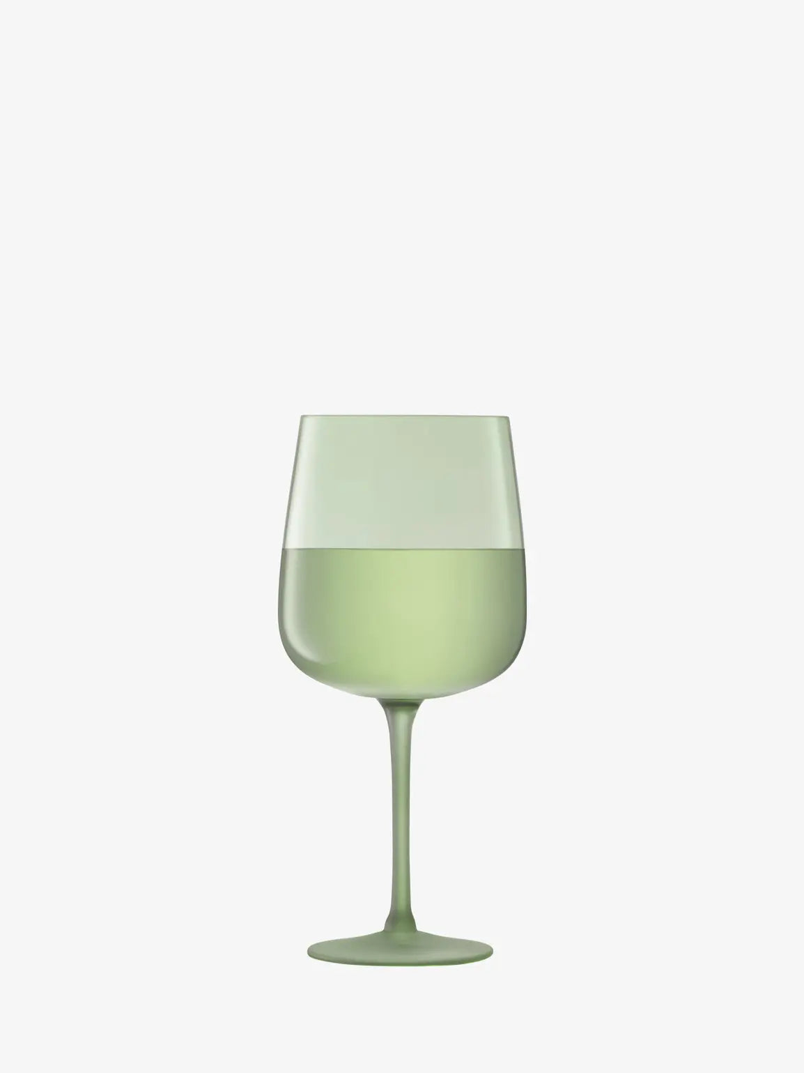 LSA Arc Contrast Wine Glass 330ml Set of 2 - Moss
