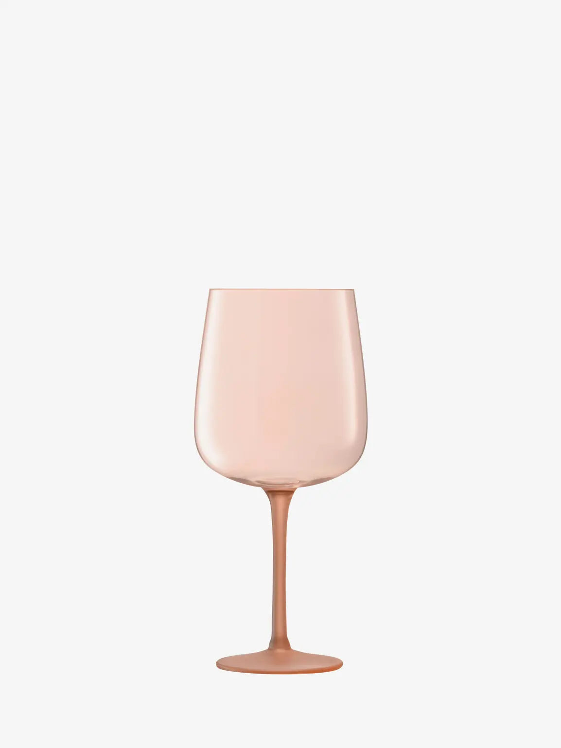 LSA Arc Contrast Wine Glass 330ml Set of 2 - Coral