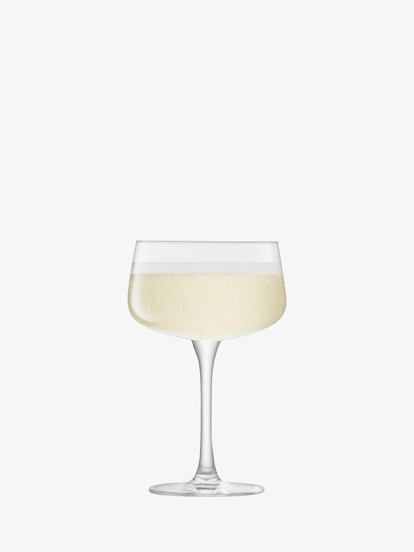 LSA Arc Cocktail Saucer 250ml Set of 2 - Clear