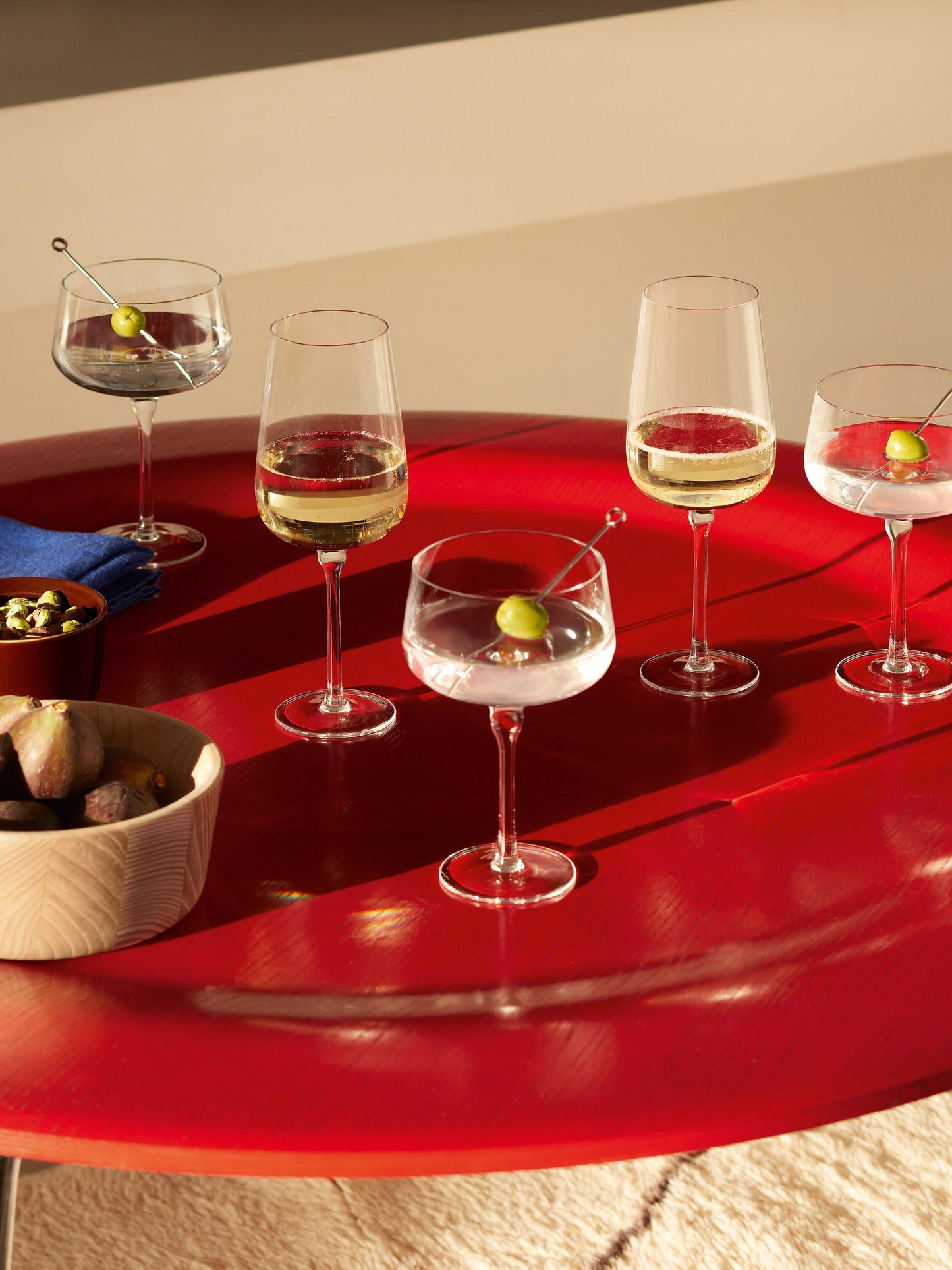 LSA Arc Cocktail Saucer 250ml Set of 2 - Clear