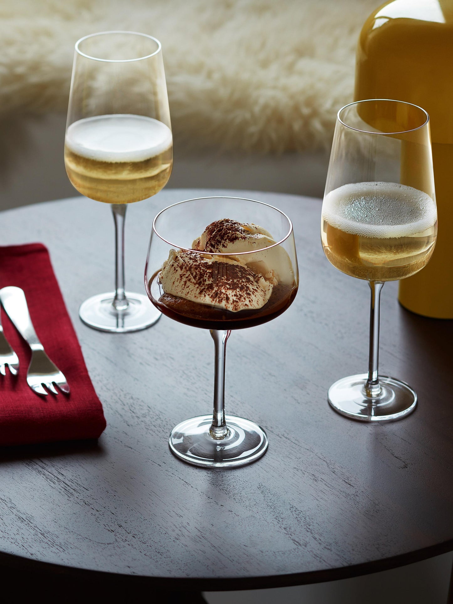 LSA Arc Cocktail Saucer 250ml Set of 2 - Clear