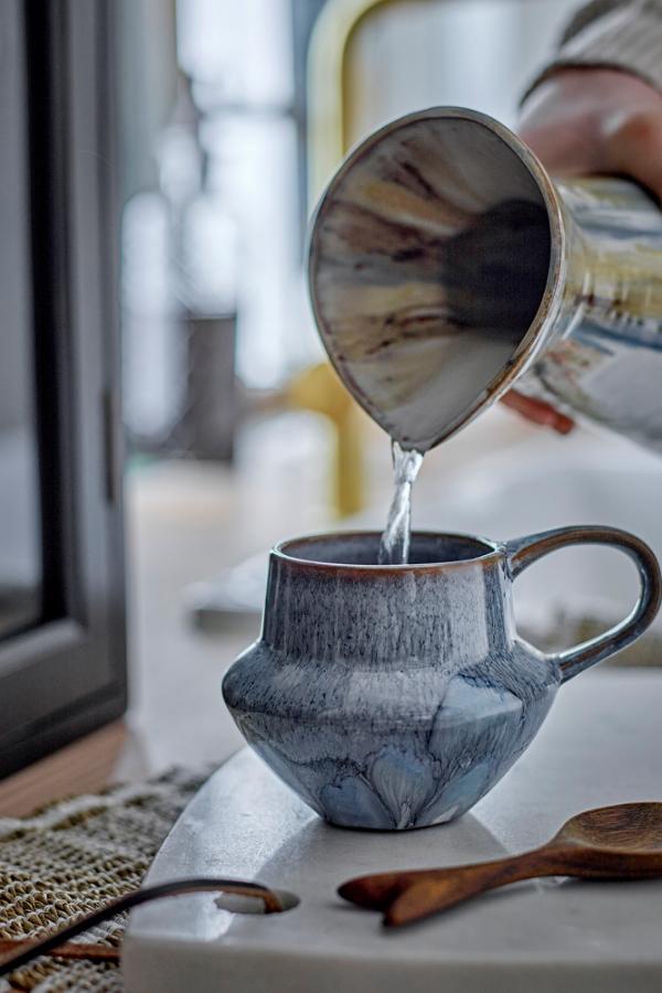 Bloomingville Bessie Stoneware Blue Mug