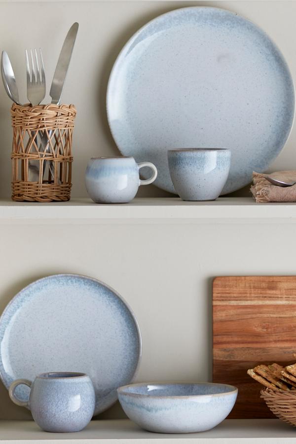 Bloomingville Paula Blue Stoneware Plate