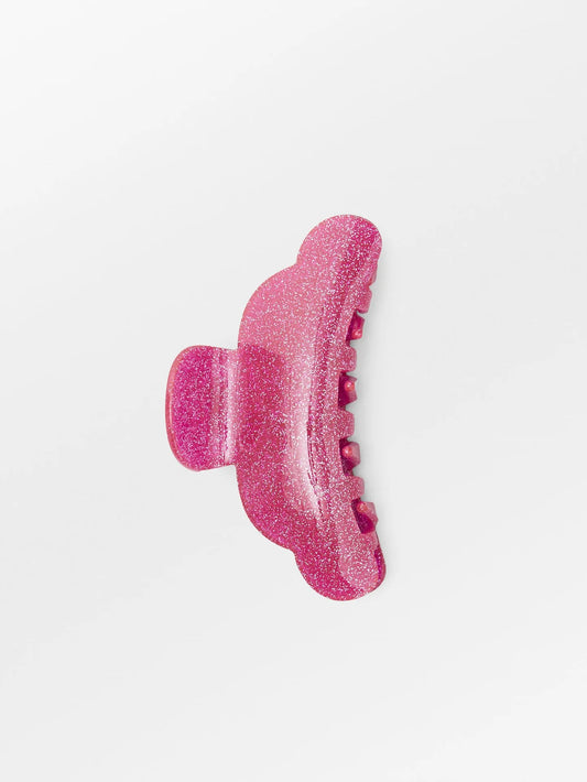 glitter katla hair claw in hot pink gitter 