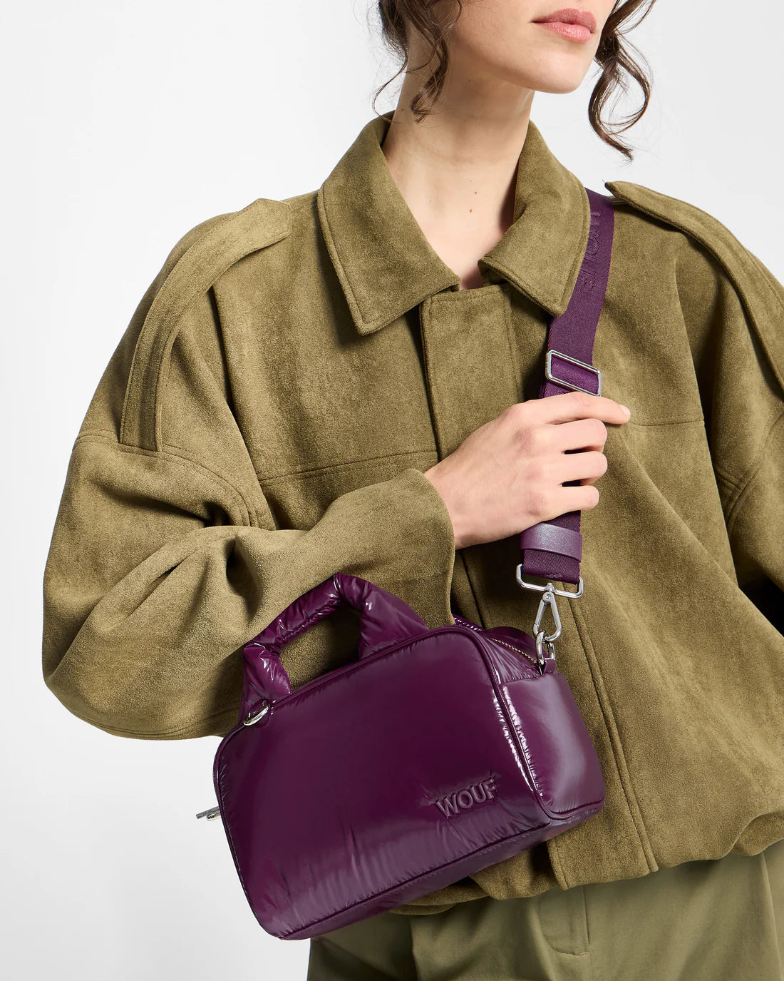 WOUF Plum Bowling Bag