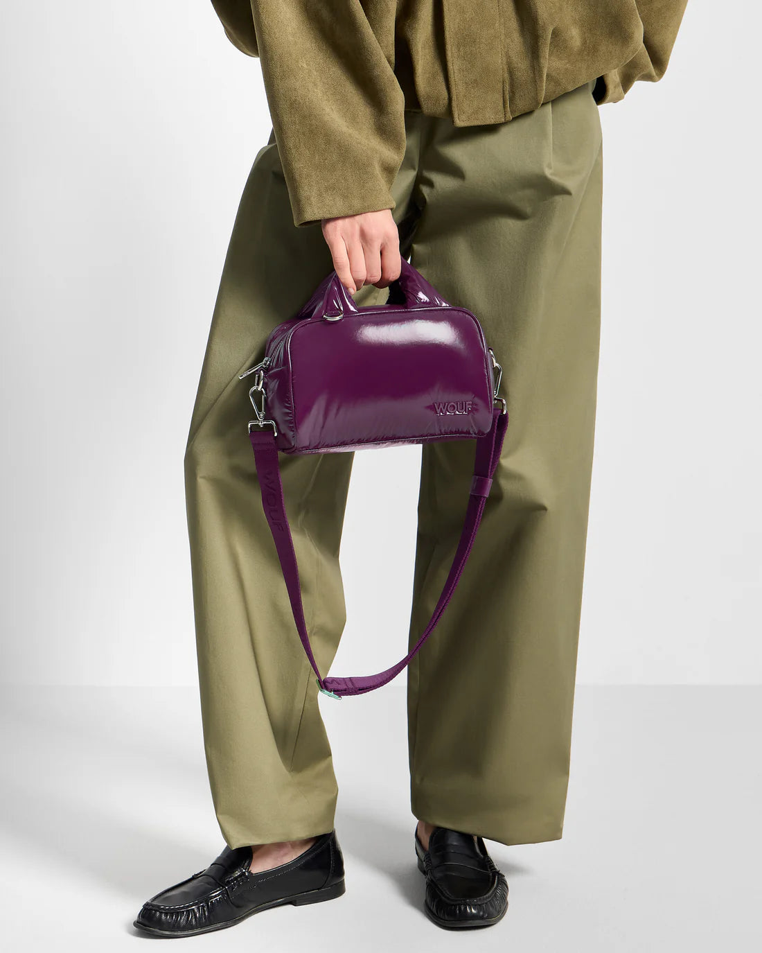 WOUF Plum Bowling Bag