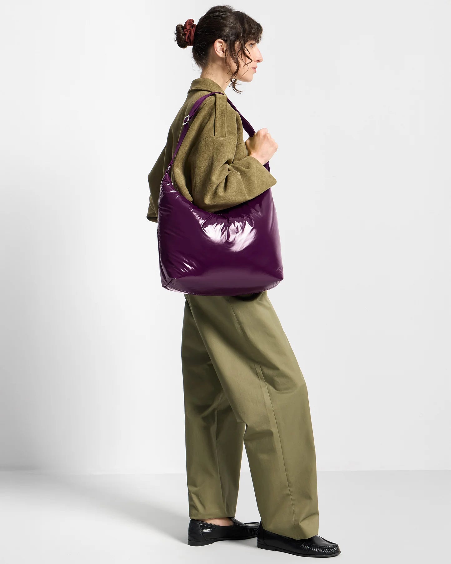 WOUF Plum Hobo Bag