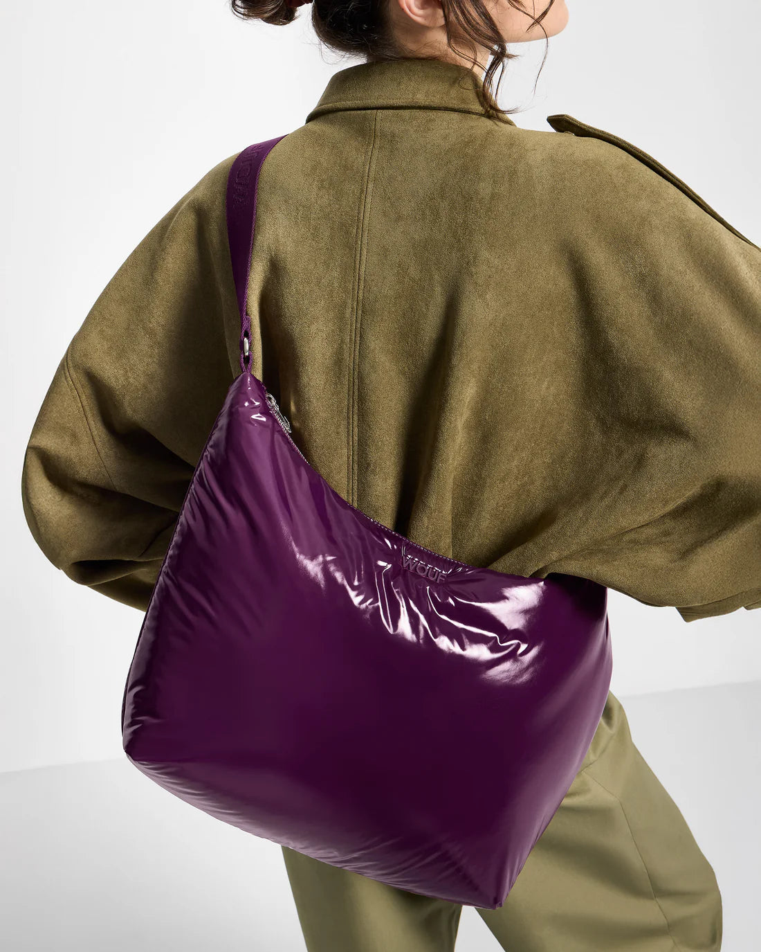 WOUF Plum Hobo Bag