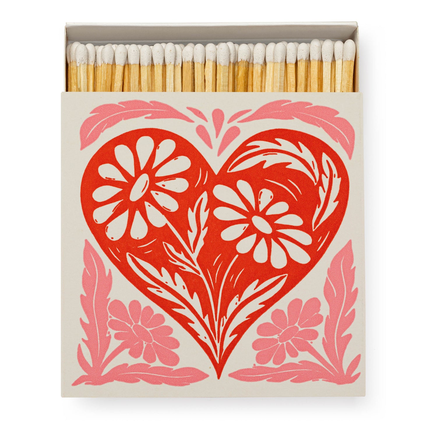 Luxury Matches in Botanical Heart design 