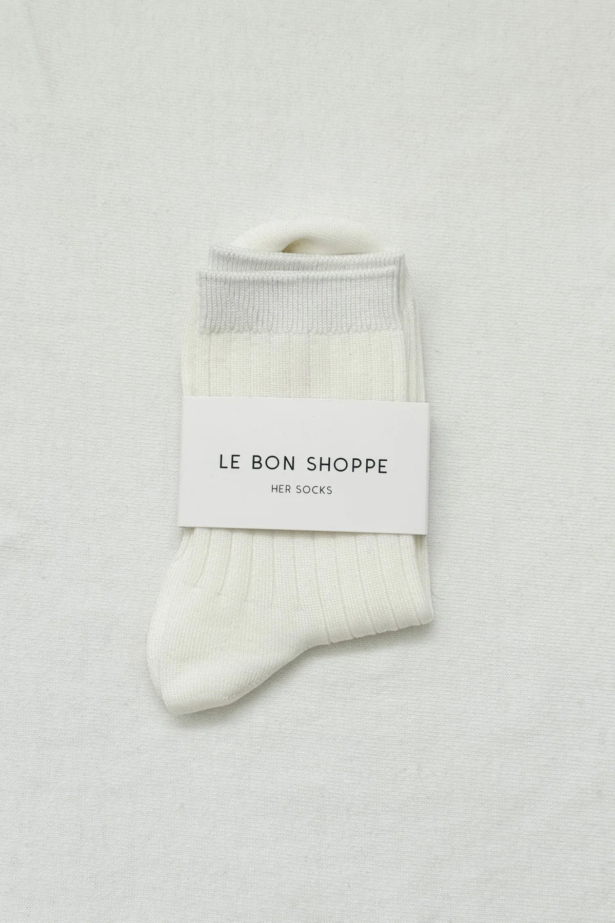 Le Bon Shoppe Her Socks - Classic White