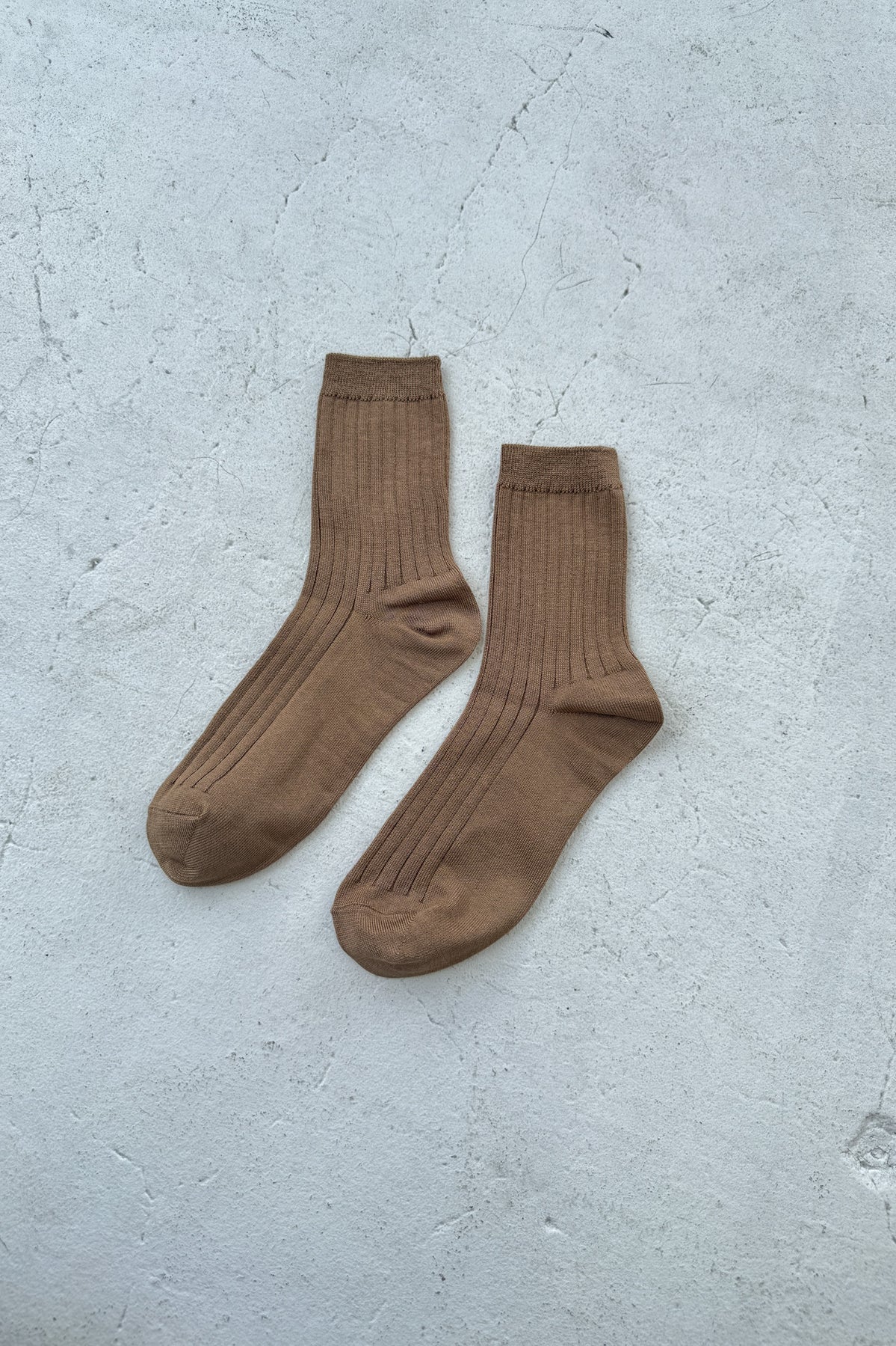 Le Bon Shoppe Her Socks - Dark Tan