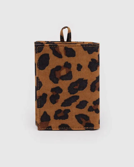 BAGGUBAGGU Snap Wallet - Leopard