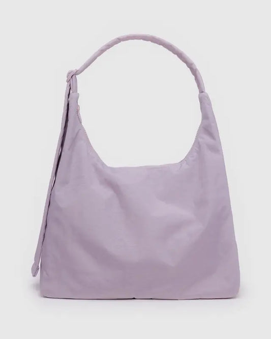 BAGGU Large Nylon Shoulder Bag - Dusty Pink