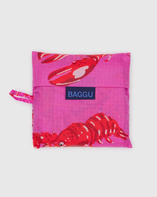 BAGGU Standard Reusable Bag - Pink Lobster