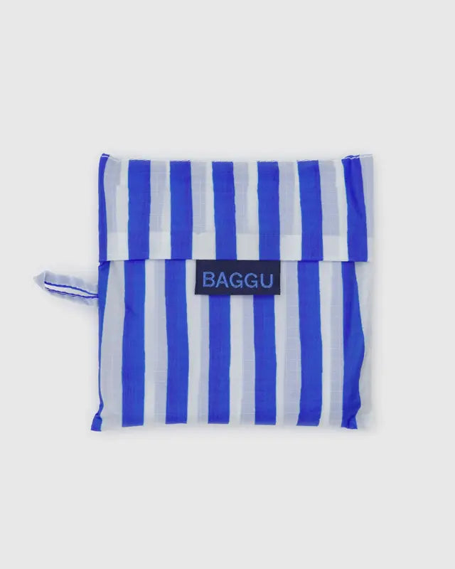 BAGGU Standard Reusable Bag - Blue Painted Stripe