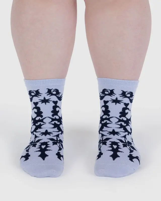 BAGGU Adult Crew Socks - Western Cut-Outs