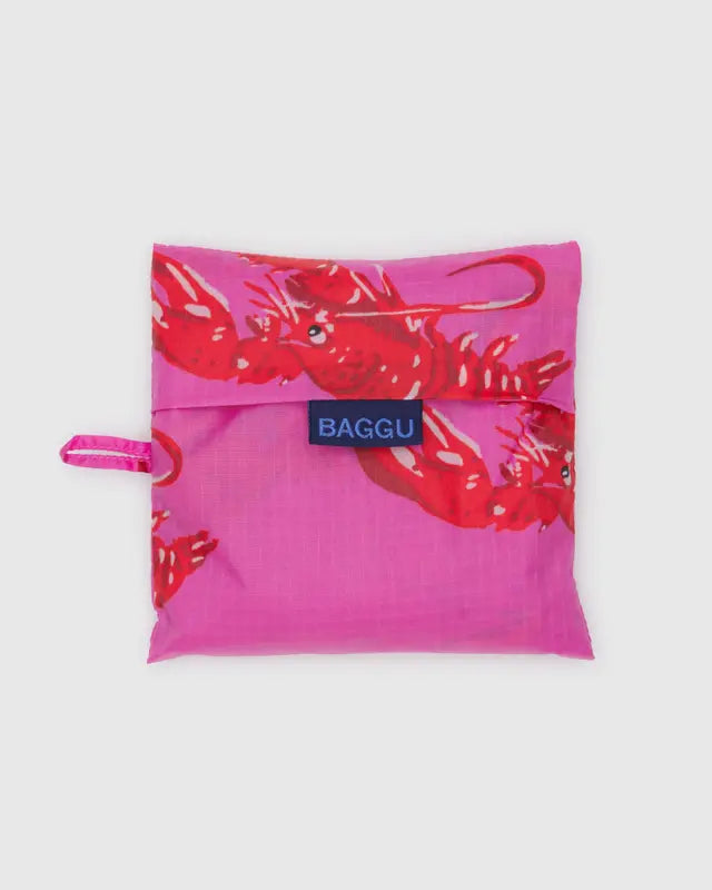 BAGGU Big Reusable Bag - Pink Lobster