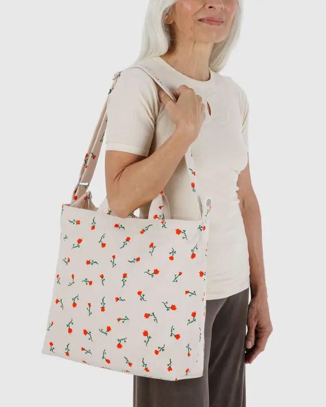BAGGU Horizontal Zip Duck Bag - Painted Wildlower