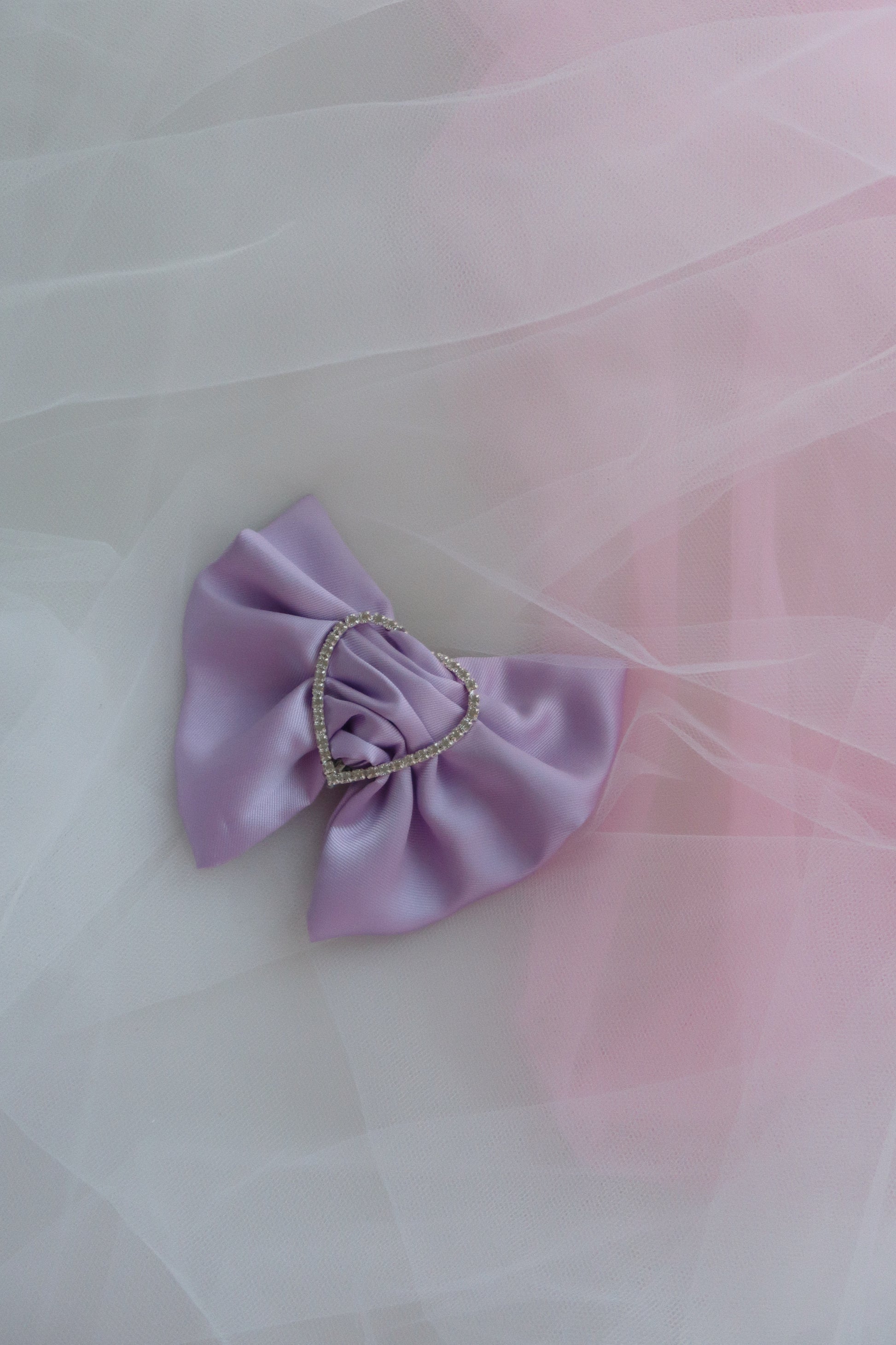 merrfer medium lilac bow hair clip
