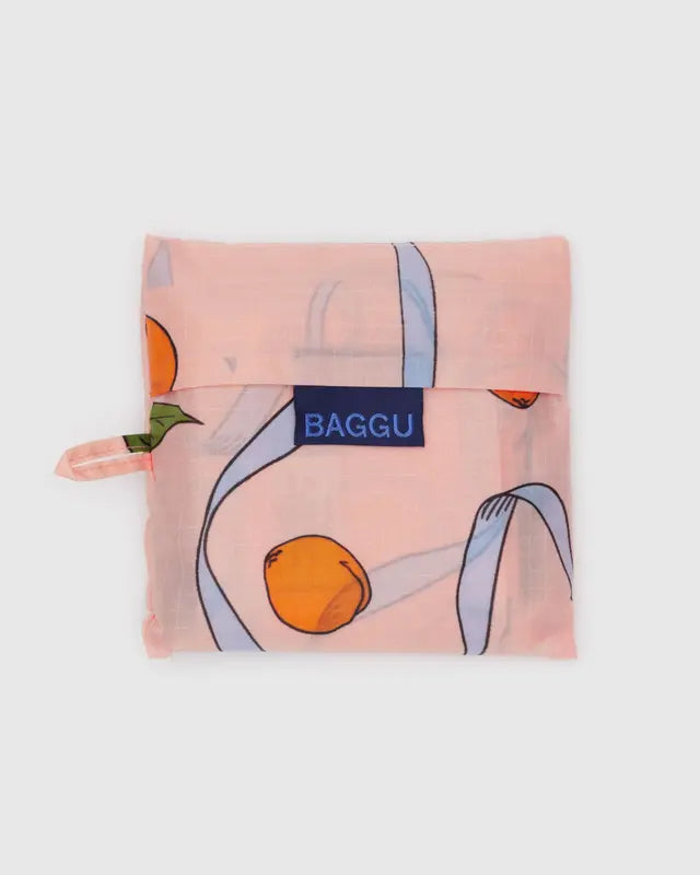 BAGGU Standard Reusable Bag - Apricots & Ribbons