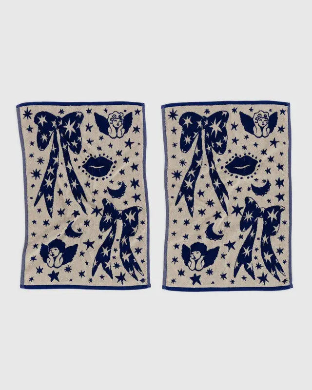 BAGGU Hand Towel Set of 2 - Cherub Bows