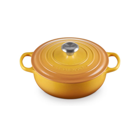 Le Creuset 24cast iron round sauteuse in nectar 