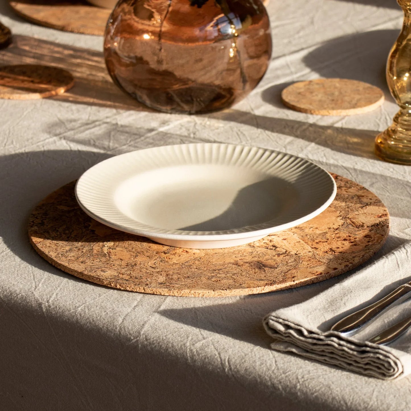 Liga Natural Cork Placemats Set of 4