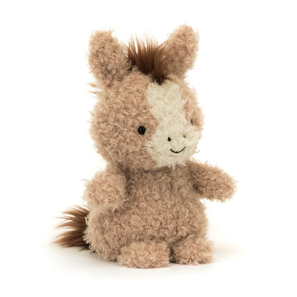 Jellycat Brown Fluffy Little Horse soft toy