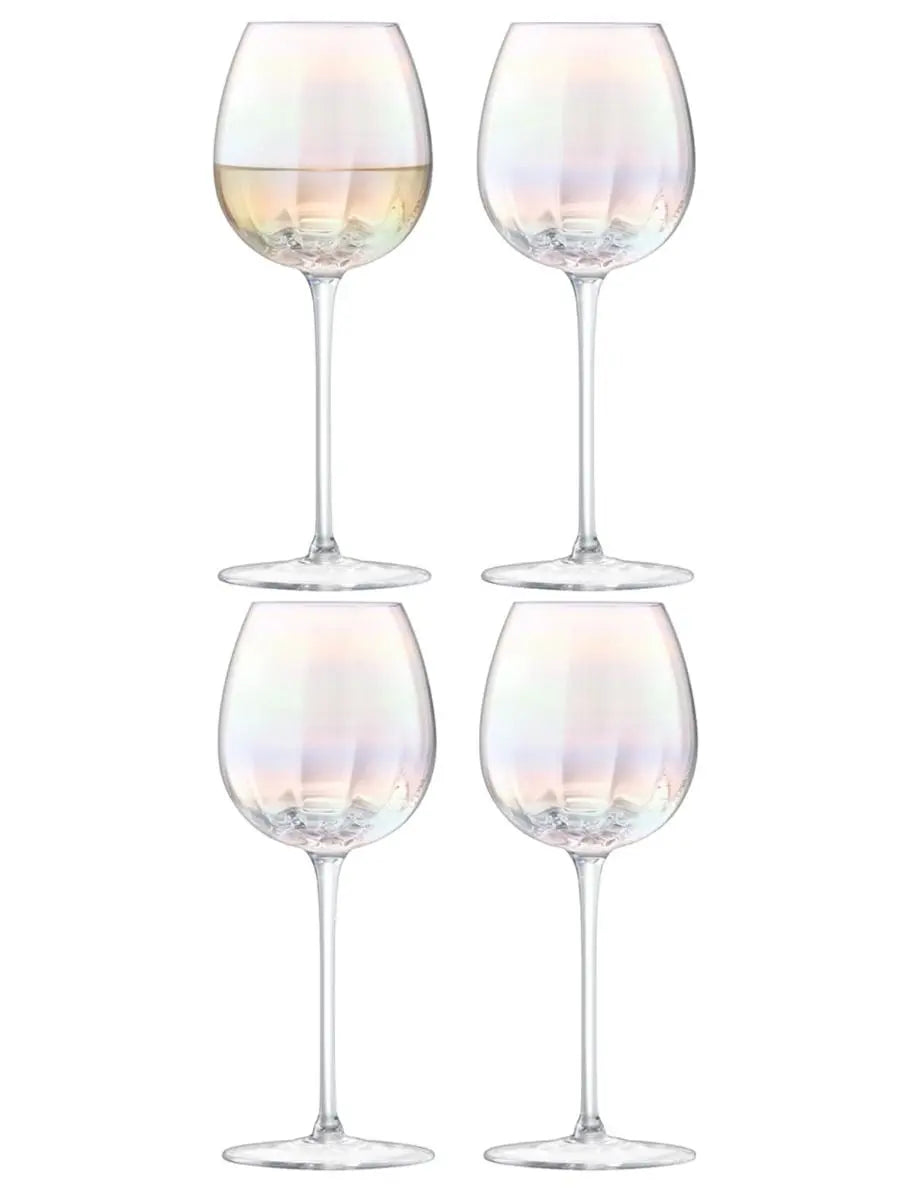 LSA Pearl White Wine Glass Set Of 4