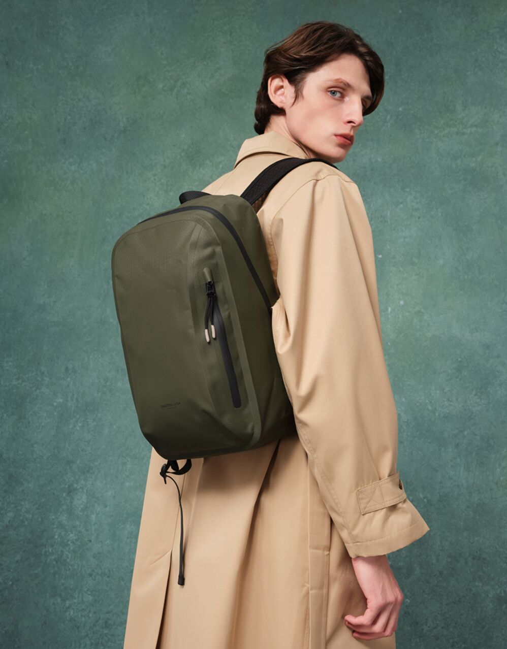 Gaston Luga Lightweight Duo-Seal Backpack 14" Olive