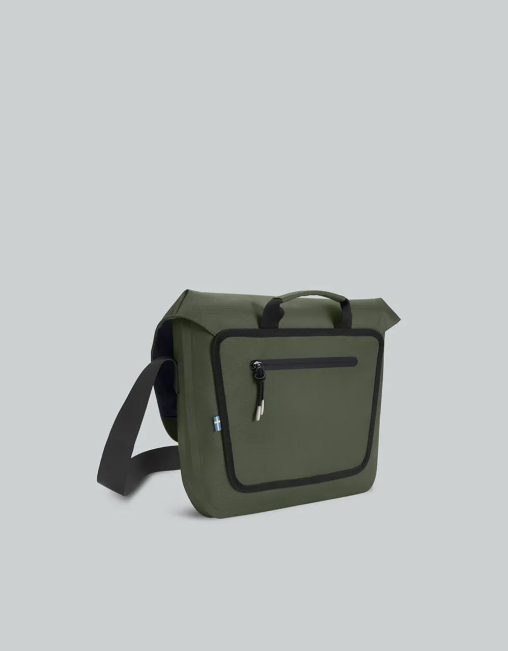 Gaston Luga Lightweight Duo-Seal Messenger 14" - Olive