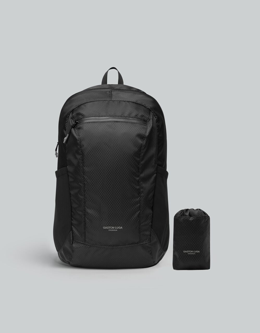 Gaston Luga Lightweight Packable Backpack Black