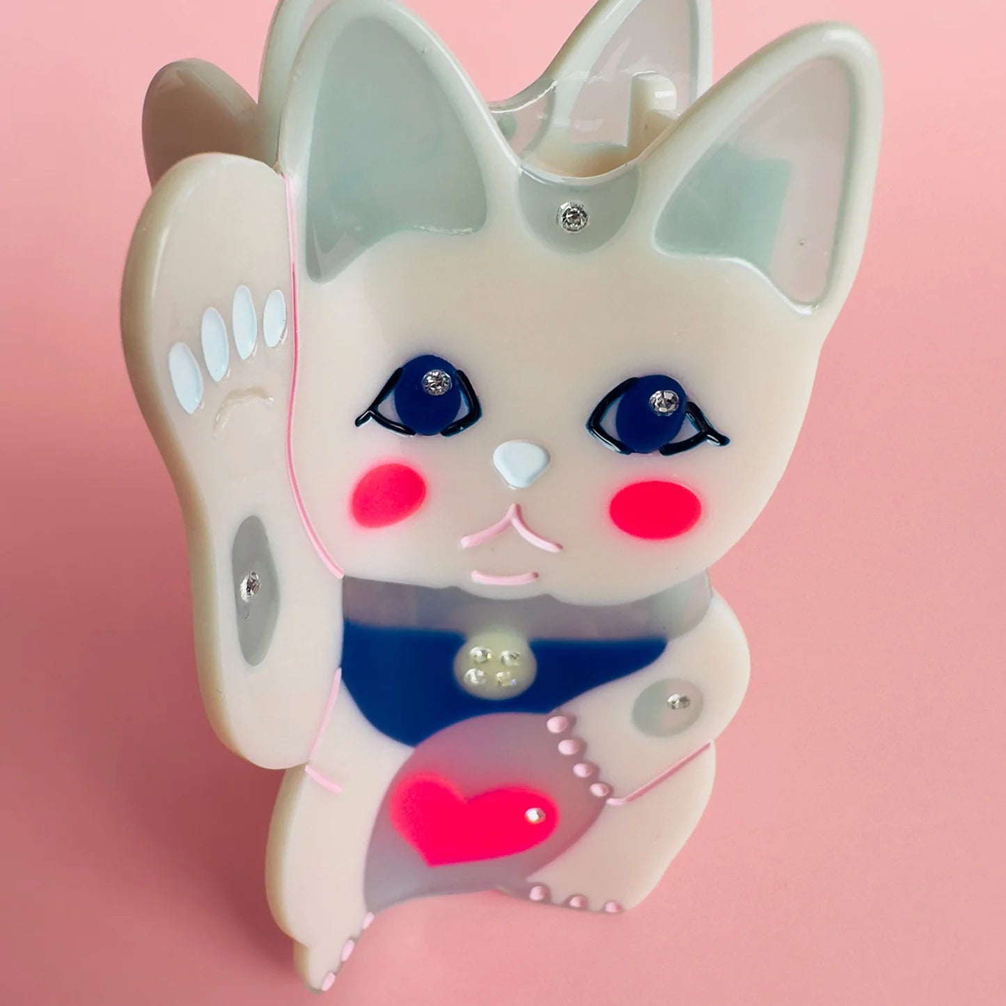 Centinelle Maneki Lucky Cat Hair Claw