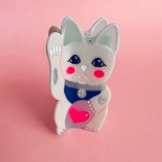 Centinelle Maneki Lucky Cat Hair Claw