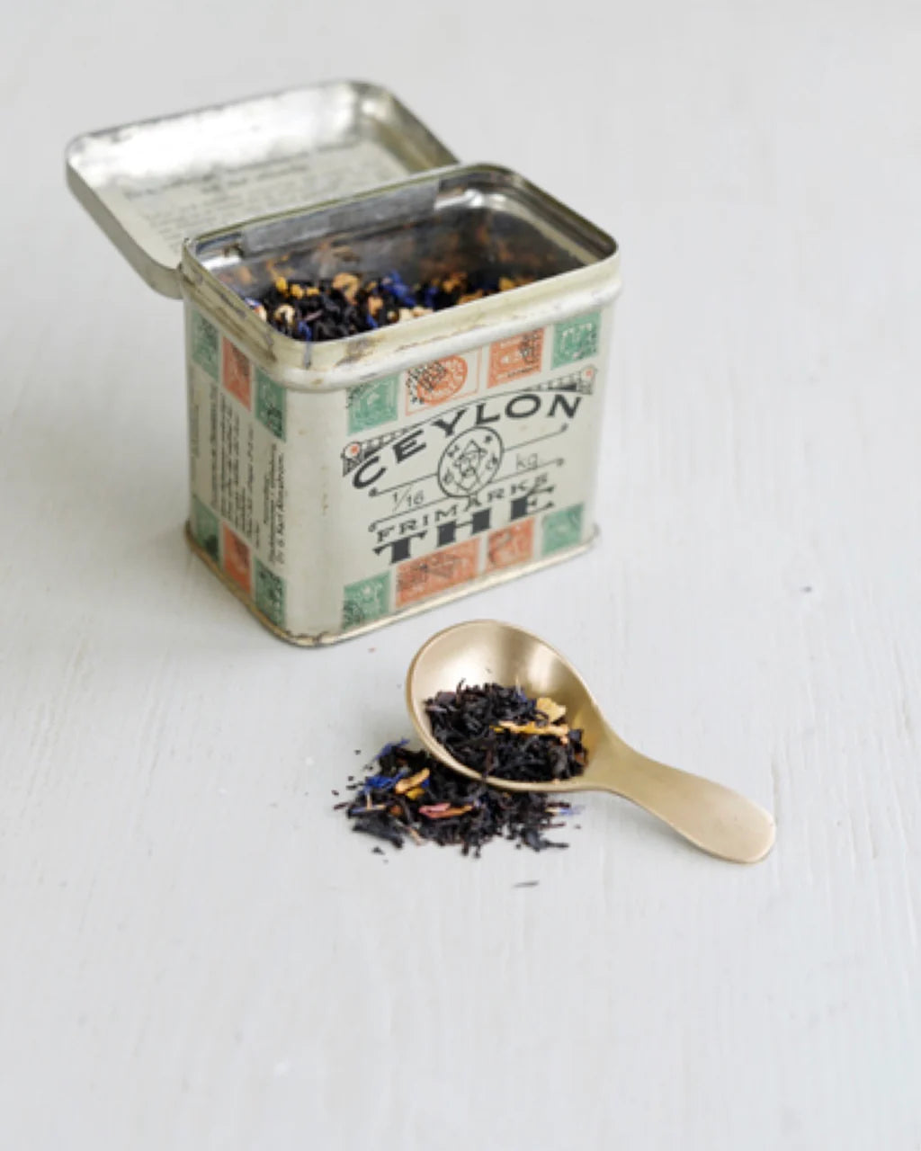 Fog Linen Brass Tea Caddy Spoon