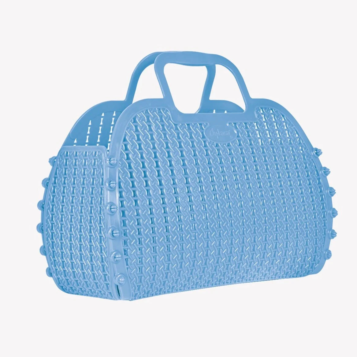 aykasa mini foldable jelly bag in baby blue 